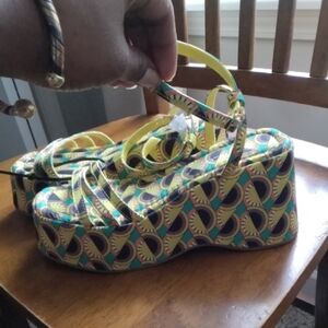 Colorful Patterned Women's Sandals